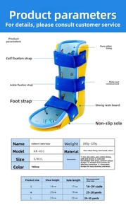 Órtesis de Tobillo y Pie Pediátrica AFO, Férula Nocturna para Caminar con Zapatos, Soporte para Pie Caído para Niños - Product Image 6