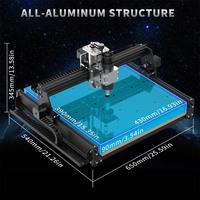 Mini Router CNC de Escritorio de 500W 4540, Máquina de Fresado de Madera para Grabado de Metal, CNC Pequeño para Prototipos y Modelado