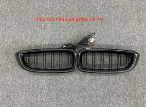Pour <span class=keywords><strong>BMW</strong></span> F32 F33 <span class=keywords><strong>F36</strong></span> <span class=keywords><strong>Calandre</strong></span> avec Led Noir Brillant 2014-2020 - Product Image 2