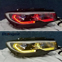 Module de phare LED laser adapté aux BMW Série 3 19-22 G20G28 avec feux de jour RVB arc-en-ciel, vente en gros personnalisée