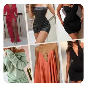 Vêtements d'usine pour femmes discount assortiment de vêtements en vrac robe pour femmes boutique de ballots tops robe
