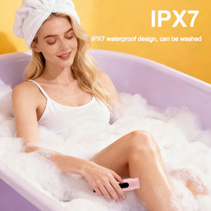 Draagbare oplaadbare 2-in-1 pijnloze elektrische epilator voor gezicht en lichaam & haarverwijderaar voor vrouwen - Product Image 5