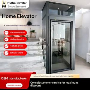 Ascensor para el Hogar, Ascensor para Villas, Casas Autoconstruidas, Ascensor para Áticos, Segundo Piso, Tercer Piso, Ascensor Hidráulico de Tracción, Ascensor Interior y Exterior para Terraza - Product Image 1