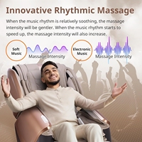Fauteuil de massage moderne en cuir PU à gravité zéro 8D, vente directe du fabricant, prix bas pour la maison et le bureau