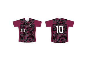 <span class=keywords><strong>Maglia</strong></span> da Baseball Classica 2027 con <span class=keywords><strong>Stampa</strong></span> a Righe Retrò, Vestibilità Ampia, Bottoni Completi, Manica Corta, in Tessuto Interlock - Product Image 2