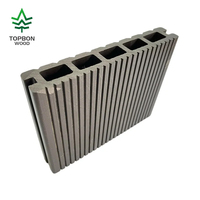 Extérieur de haute qualité Extérieur Ignifuge Surface Lisse Wpc platelage Composite Bois Plastique co-extrusion Decking pour jardin