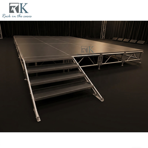 Modular Platform Stage with Skirts Aluminum Stage Brace Strong Loading Stage - Product Image 2
