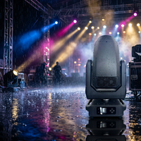 Projecteur de Scène LED RGBW DMX512 Étanche IP65 1000W/1200W BSWF Puissant CRI 95 avec Gobo et Faisceau Réglable pour Spectacles, Mariages et Salles de Bal