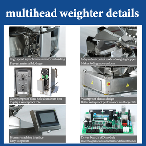 Mini10 Head Multihead Weigher Nut and Snack Máquina de envasado de alimentos Báscula combinada Báscula de pesaje de embalaje - Product Image 2