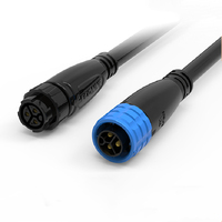 Conector de Emparejamiento Impermeable IP67 FE16-3, 15A 250V, Macho y Hembra, para Cableado de Iluminación LED para Exteriores