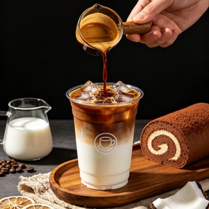 Custom Flexo Printing PET <b>Plastic</b> <b>Cups</b> 16oz Crystal Clear Disposable Cold <b>Cups</b> with Lids for Juice Smoothie Wholesale Supply - Product Image 6