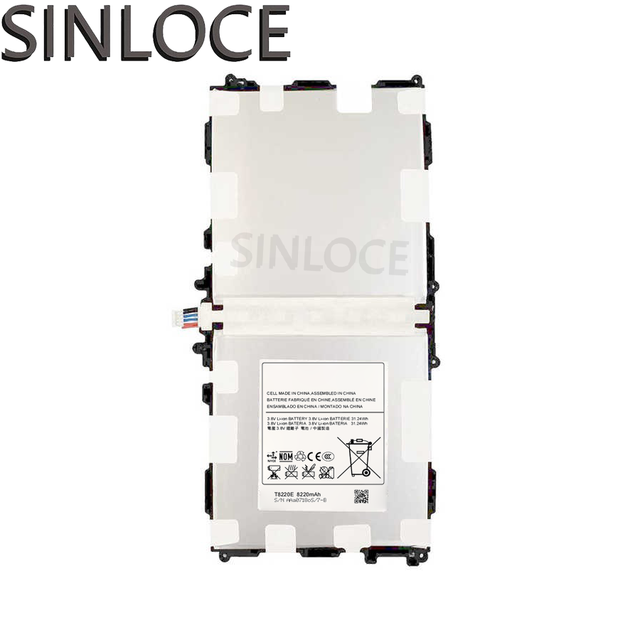 OEM 8220mAh T8220E Galaxy Tab Pro 10.1 Lte P600 P601 P605 T525 T520 Battery for Samsung Galaxy T520 Battery