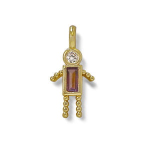 Colgante <span class=keywords><strong>de</strong></span> <span class=keywords><strong>Oro</strong></span> Laminado con 12 Piedras <span class=keywords><strong>de</strong></span> Nacimiento y Circonitas, Mini Dijes <span class=keywords><strong>de</strong></span> Figuras para Mujer, Regalo Personalizado <span class=keywords><strong>de</strong></span> Cumpleaños, Accesorio para el Cuello - Product Image 6