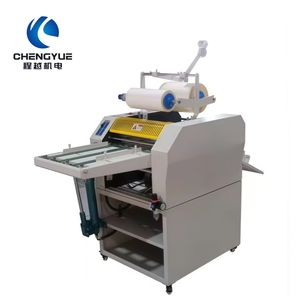 Machine à plastifier semi-automatique hydraulique de bureau 370 mm avec rouleaux chauffants à l'huile pour papier <span class=keywords><strong>A3</strong></span> A4, idéale pour les petites ateliers - Product Image 2