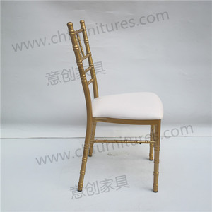Moderno oro Chiavari boda muebles nuevo estilo duradero sillas de metal para hoteles comedor y uso al aire libre al por mayor disponible - Product Image 5