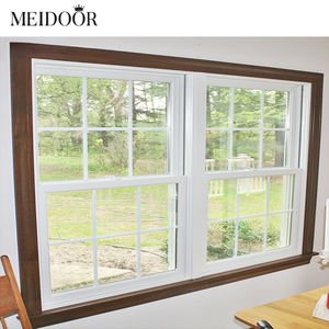 단일 및 이중 행 알루미늄 합금 유리 창 유리 스윙 오픈 스타일과 현대 집 창 디자인 - Product Image 2