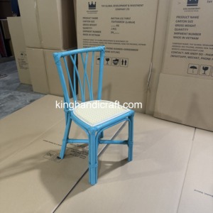 Silla Infantil de Ratán Hecha a Mano, en Oferta, para Alquiler en Eventos, Muebles para Bodas Estilo Boho, Asientos Infantiles Personalizados al por Mayor - Product Image 4