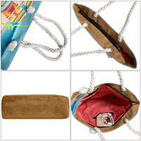 2024 été plage sac fourre-tout ensemble avec pantoufles lunettes de soleil serviettes serviettes de bain bouteille d'eau AllinOne plage accessoires