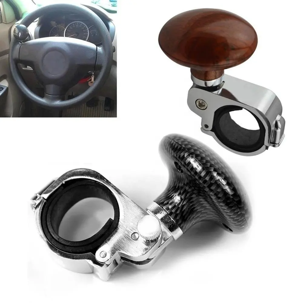 Bouton de volant de voiture universel, boule de direction, roulement métallique, poignée de camion, volant auxiliaire