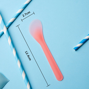 ช้อนพลาสติกสำหรับมาส์กหน้า ยาว 12.4 ซม. สำหรับทาครีมและบรรจุภัณฑ์เครื่องสำอาง มีตัวเลือกสีให้เลือก - Product Image 4