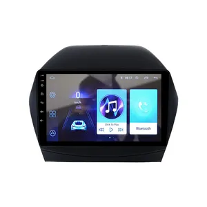 Radio con GPS para coche, reproductor con <span class=keywords><strong>android</strong></span>, cámara de marcha atrás, vídeo, mirrorring, BT, pantalla táctil, para <span class=keywords><strong>Hyundai</strong></span> <span class=keywords><strong>Tucson</strong></span> 2 IX35 - Product Image 1