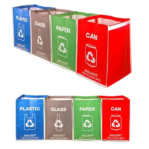 Wholesale Customized Separate Recycling Waste Bin Bags for Kitchen Office in Home, Recycle Garbage Trash Sorting Bags