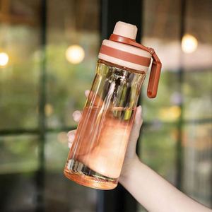 Bouteille d'eau en plastique PC personnalisable avec logo, écologique, isotherme, grande capacité, avec couvercle et corde, pour la rentrée scolaire - Product Image 5