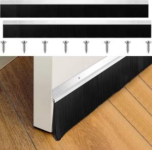 Brosse <span class=keywords><strong>de</strong></span> balayage <span class=keywords><strong>de</strong></span> <span class=keywords><strong>porte</strong></span> en aluminium à montage facile et durable gris PP balayage <span class=keywords><strong>de</strong></span> fond <span class=keywords><strong>de</strong></span> cheveux Garage portes extérieures accessoires <span class=keywords><strong>de</strong></span> fenêtre <span class=keywords><strong>de</strong></span> <span class=keywords><strong>porte</strong></span> facile - Product Image 2