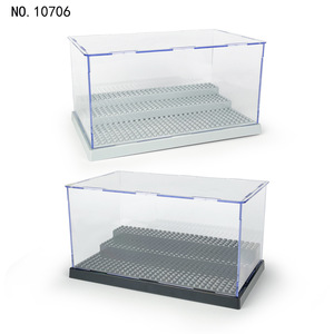 BLOCKMOC Transparent Plastic Dustproof Showcase <b>Model</b> 10706 Storage Box <b>Building</b> Blocks Display Case Ages 6+ ASTM Certified - Product Image 6