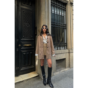 Chaqueta de Cachemira para Mujer con 4 Botones, Modelo Mink - Product Image 2