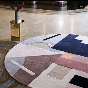 Tay chần sợi vòng thảm và thảm Thổ Nhĩ Kỳ phòng khách Thảm vàng sang trọng mềm lụa len thiết kế tùy chỉnh phòng ngủ thảm - Product Image 6