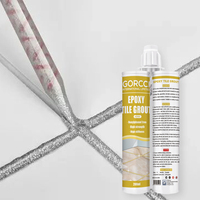 Mastic d'étanchéité premium imperméable anti-moisissure pour carrelage, remplisseur de joints pour rénovation murale et de sol, 400 ml, coulis époxy pour carrelage