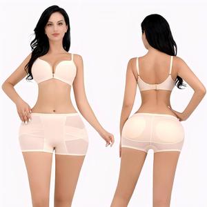 Pantaloncini Modellanti da Donna ad Alta Elasticità, Neri e Color Albicocca, Traspiranti, Effetto Push-Up, Snellenti per la <span class=keywords><strong>Vita</strong></span> - Product Image 2