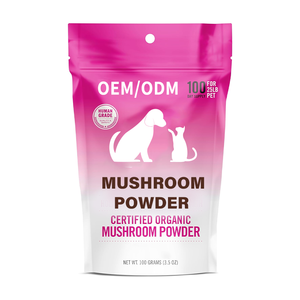 マッシュルームマトリックスペット犬用ターキーテール人間用オーガニックマッシュルームパウダーペットサプリメント免疫サポート犬猫用防御 - Product Image 1