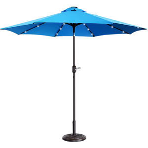 Ost-<span class=keywords><strong>sombrilla</strong></span> de seguridad para exteriores, poste de <span class=keywords><strong>sombrilla</strong></span> <span class=keywords><strong>con</strong></span> cuentas de lámpara solar que agita la mano, para patio y playa - Product Image 6