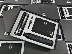 Promotional Luxury Custom A5 Pu Leather Business Office Diary <b>Notebook</b> Gift <b>Set</b> with <b>Pen</b> Umbrella Vaccum Giveaway Gifts - Product Image 4