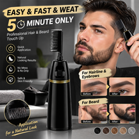 Bouteille applicatrice professionnelle pour coloration capillaire avec peigne à racines, distributeur de coloration, applicateur d'huile capillaire, outil de coloration pour salon