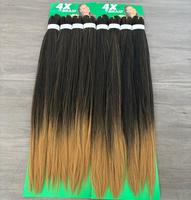 Lot de 4 mèches de tresses jumbo pré-étirées de 60 pouces, extensions de cheveux synthétiques pour femmes, vente en gros, Ez Braiding Hair
