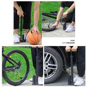 Pompe à air manuelle haute pression Jiuyue avec buse multifonctionnelle pour gonflage de vélo, ballon et voiture - Product Image 1