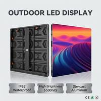 Pantalla LED Exterior Fija a Todo Color P6.25 5500nit IP65 HDR10 Legible Bajo la Luz Solar para Publicidad Comercial en Zonas Comerciales