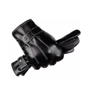 <b>Gloves</b> Manufacturer Wholesale High Quality PU Leather <b>Gloves</b> for <b>Men</b> and Women <b>Touch</b> <b>Screen</b> Compatible Fashion Style - Product Image 3