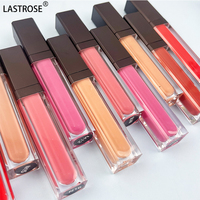 Brillant à lèvres personnalisé marque privée rouge à lèvres mat noir tubes de brillant à lèvres cosmétiques paillettes brillant à lèvres vente en gros en vrac