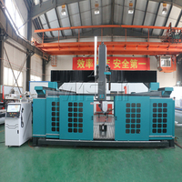 Routeur CNC 5 axes 2040 avec table rotative pour fraisage et sculpture de grands moules en mousse EPS, sculpture de turbines éoliennes