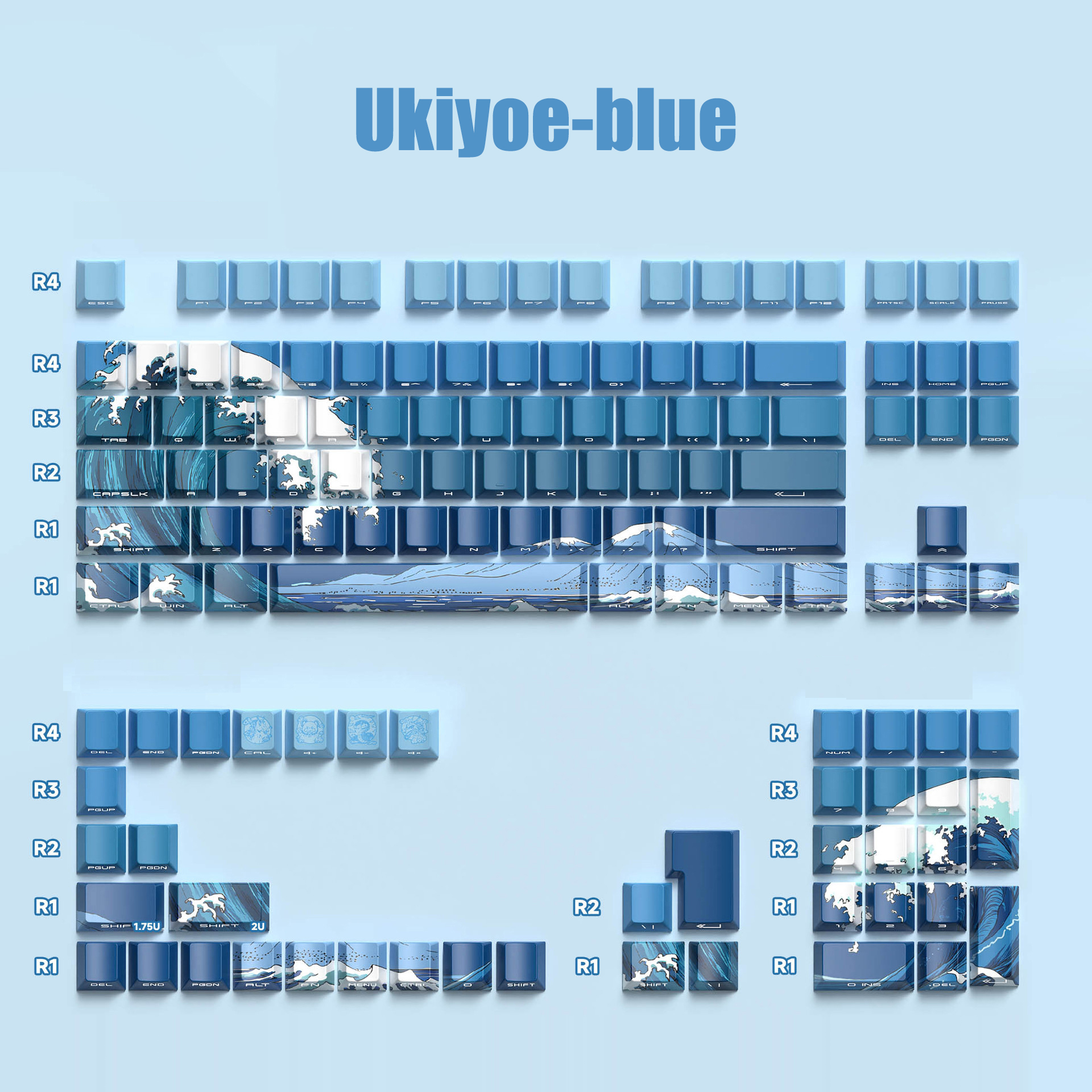 Ukiyoe bleu