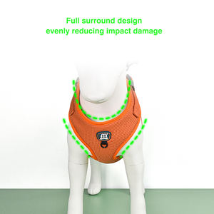 MIDEPET fábrica al por mayor logotipo personalizado sólido perro gato pecho correas Correa arnés ajustable Aleación de nailon calidad accesorios para mascotas - Product Image 4