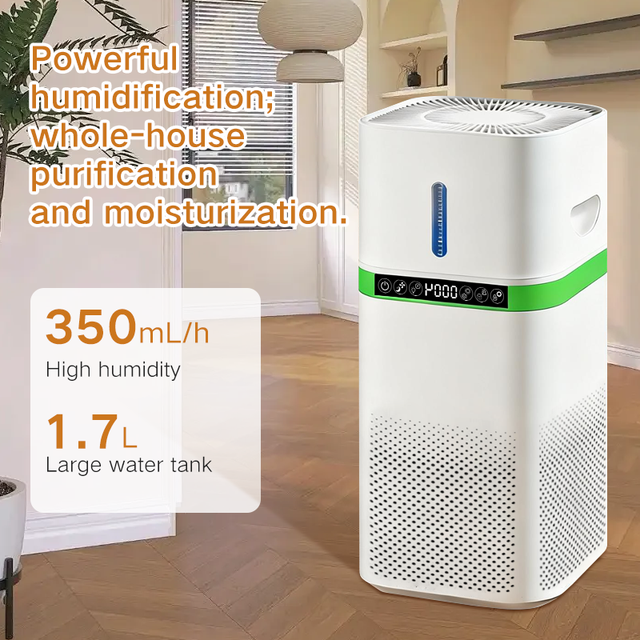 OEM Professional Electric Air Purifier with HEPA Filter & Humidify Function for Home Use-Custom Design & Service
