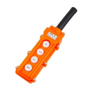 Bouton poussoir étanche Hexyl COB-64 24V 5A avec coque en plastique pour commande de grue - Product Image 3