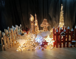<span class=keywords><strong>Farolas</strong></span> Decorativas de Navidad con Luces LED para Decoración Interior del Hogar, Venta al por Mayor - Product Image 6