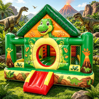 Château gonflable avec toboggan, plusieurs couleurs au choix, combo château gonflable pour enfants, aire de jeux pour fêtes