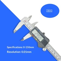 Pied à coulisse numérique chinois 150 mm/6 po, pied à coulisse électronique en acier inoxydable, outil de mesure numérique haute précision avec écran LCD